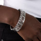 Wavy Whimsy - Silver - Paparazzi Bracelet Image