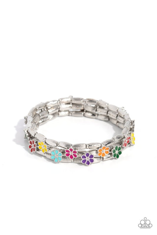 Scattered Springtime - Multi - Paparazzi Bracelet Image