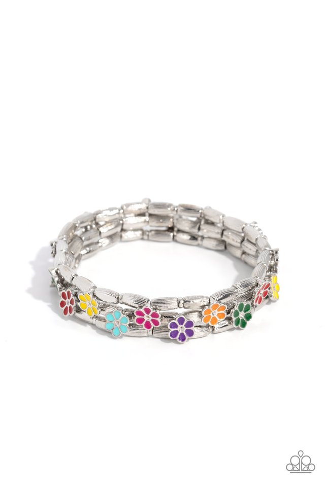 Scattered Springtime - Multi - Paparazzi Bracelet Image