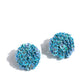 Corsage Character - Blue - Paparazzi Earring Image
