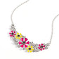 Blooming Practice - Pink - Paparazzi Necklace Image