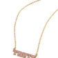 Truth Trinket - Gold - Paparazzi Necklace Image