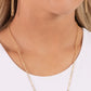 Truth Trinket - Gold - Paparazzi Necklace Image