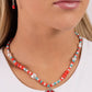 Pearly Possession - Red - Paparazzi Necklace Image