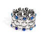 Hammered Headliner - Blue - Paparazzi Bracelet Image