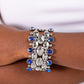 Hammered Headliner - Blue - Paparazzi Bracelet Image