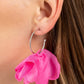 Chiffon Class - Pink - Paparazzi Earring Image