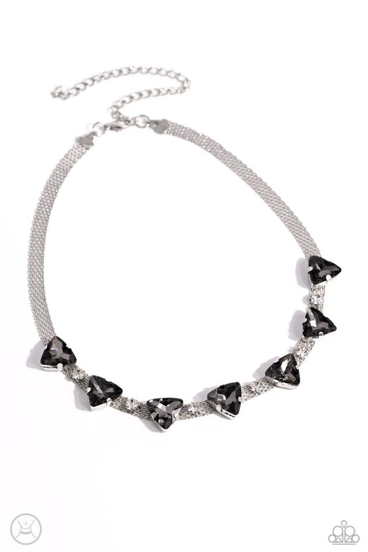 Strands of Sass - Silver - Paparazzi Necklace Image