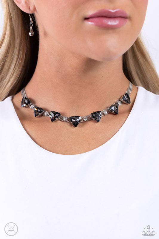 Strands of Sass - Silver - Paparazzi Necklace Image