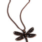 Dragonfly Dance - Copper - Paparazzi Necklace Image