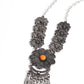 A La ROGUE - Orange - Paparazzi Necklace Image