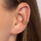 Linear Leader - Gold - Paparazzi Earring Image