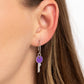 Key Performance - Purple - Paparazzi Earring Image