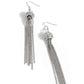 Polished Paramount - White - Paparazzi Earring Image