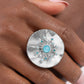 Seriously SUNBURST - Blue - Paparazzi Ring Image