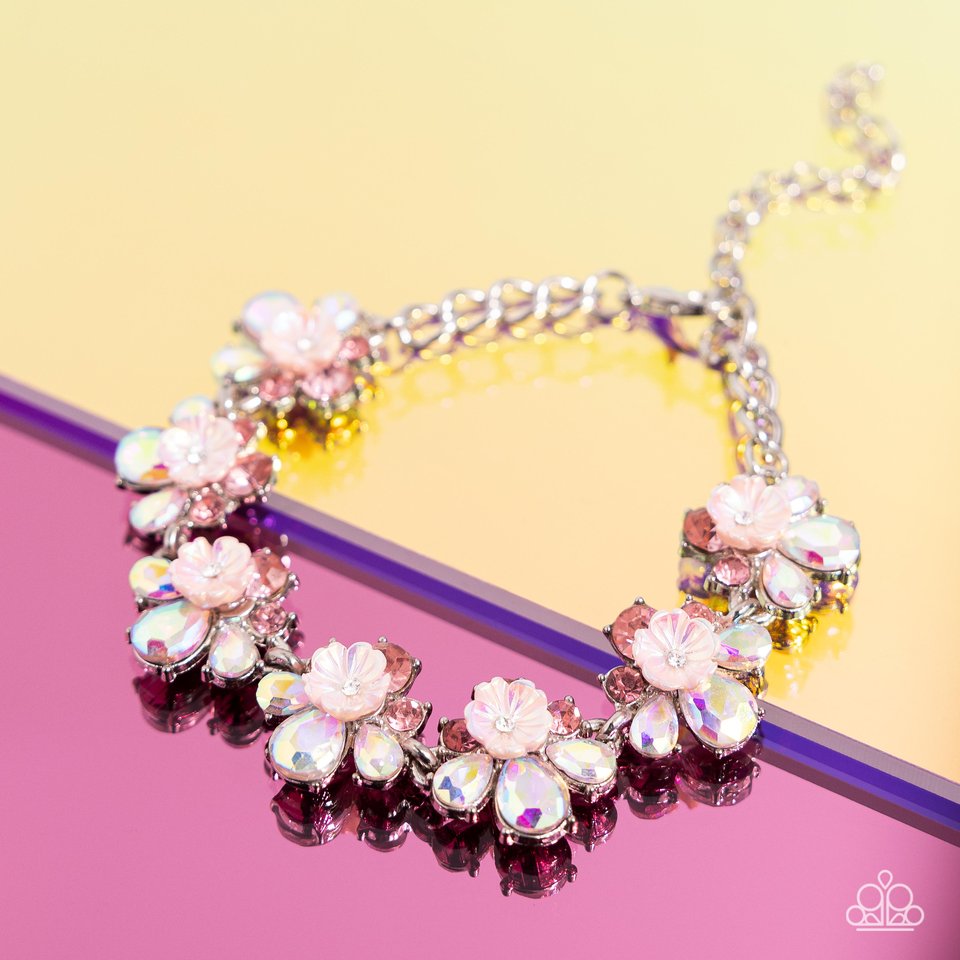 Floral Frenzy - Pink - Paparazzi Bracelet Image