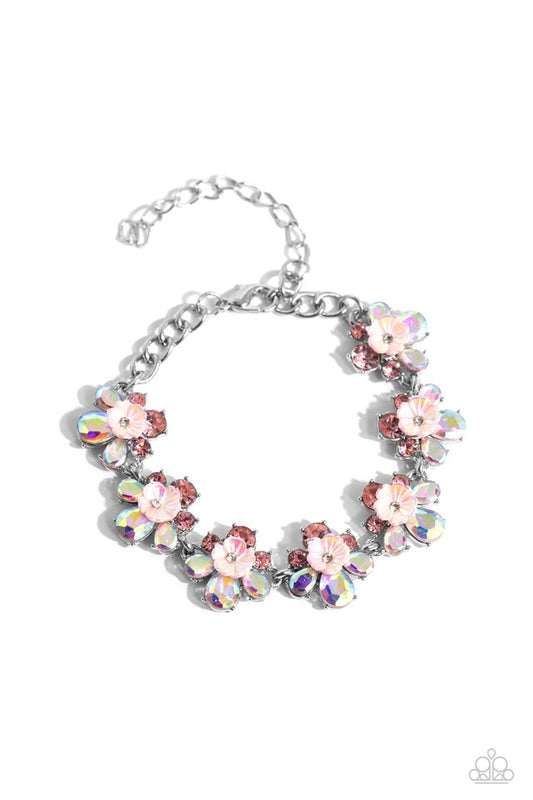 Floral Frenzy - Pink - Paparazzi Bracelet Image