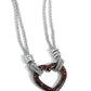 Lead with Your Heart - Brown - Paparazzi Necklace Image