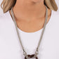 Lead with Your Heart - Brown - Paparazzi Necklace Image