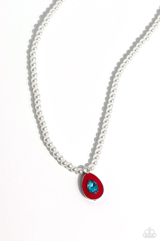 PEARL-demonium - Red - Paparazzi Necklace Image