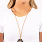 Tied Triumph - Black - Paparazzi Necklace Image