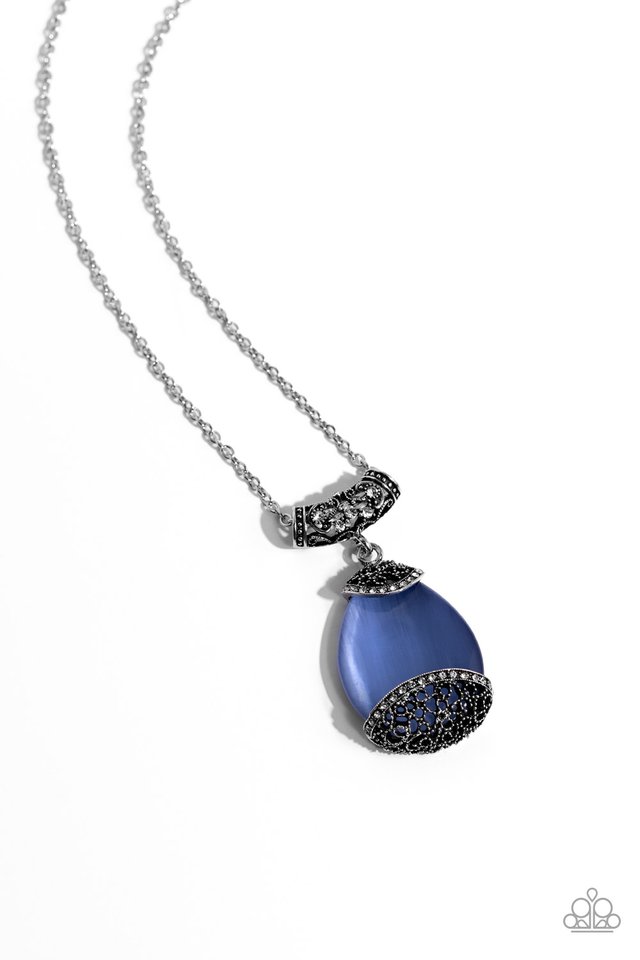 Hypnotic Headliner - Blue - Paparazzi Necklace Image