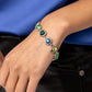 Actively Abstract - Green - Paparazzi Bracelet Image