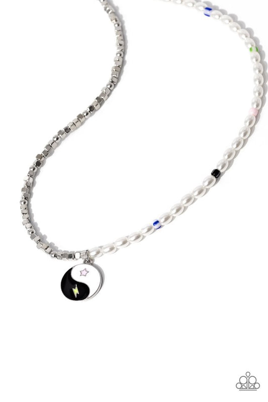 Youthful Yin and Yang - Black - Paparazzi Necklace Image