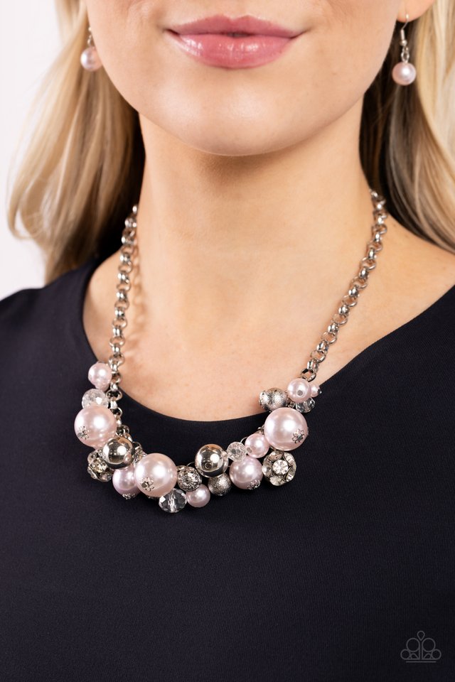 Corporate Catwalk - Pink - Paparazzi Necklace Image