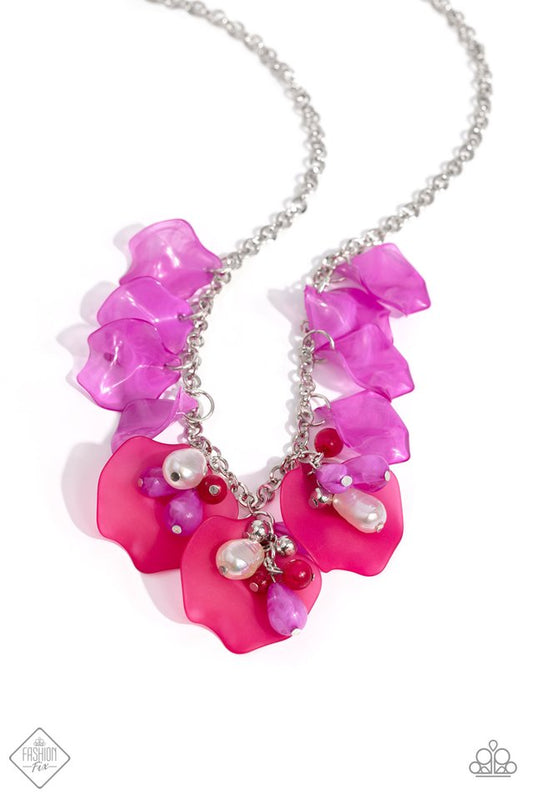 Lush Layers - Pink - Paparazzi Necklace Image