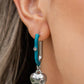 Cherishing Color - Blue - Paparazzi Earring Image