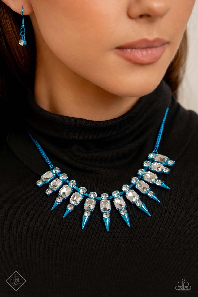 Punk Passion - Blue - Paparazzi Necklace Image