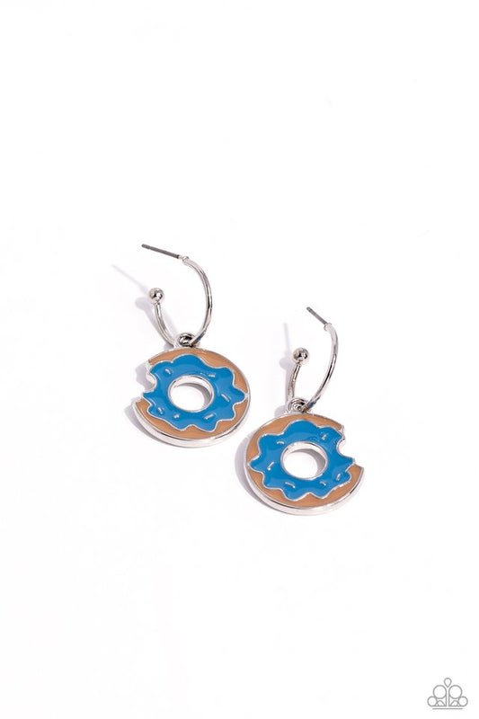 Donut Delivery - Blue - Paparazzi Earring Image