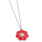 Beyond Blooming - Red - Paparazzi Necklace Image