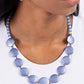 Scratched Showtime - Blue - Paparazzi Necklace Image