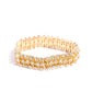 Corporate Confidence - Gold - Paparazzi Bracelet Image