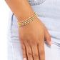 Corporate Confidence - Gold - Paparazzi Bracelet Image