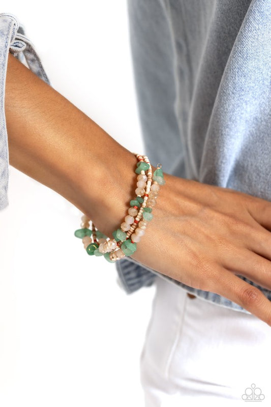 Notoriously Nuanced - Green - Paparazzi Bracelet Image