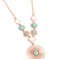 Sunburst Style - Copper - Paparazzi Necklace Image