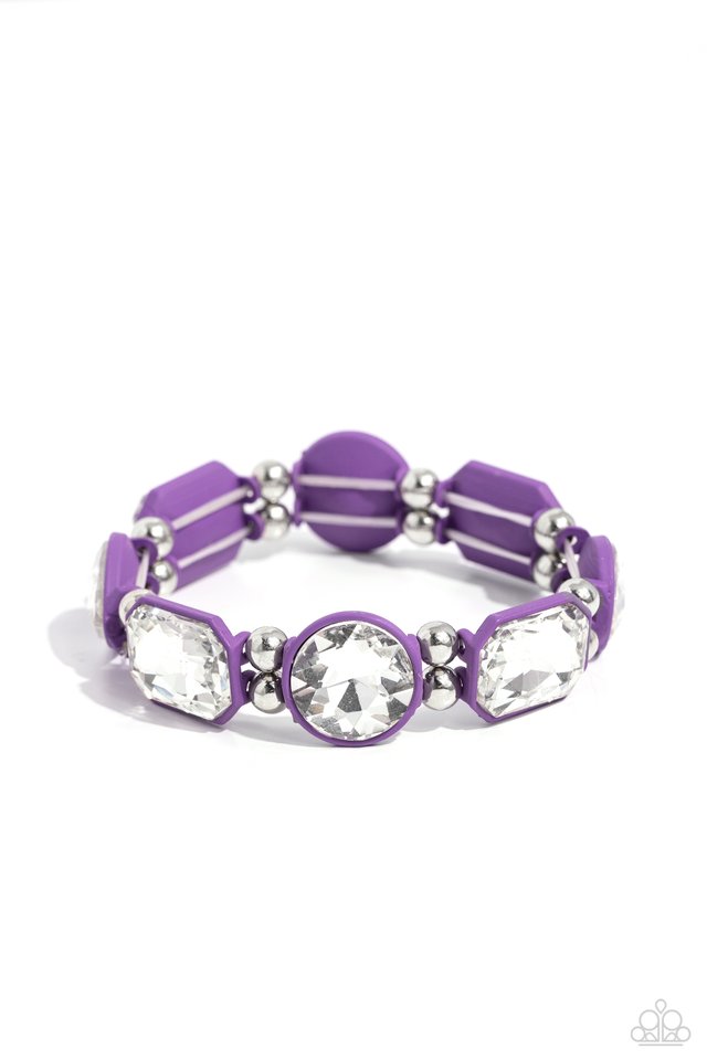 Transforming Taste - Purple - Paparazzi Bracelet Image