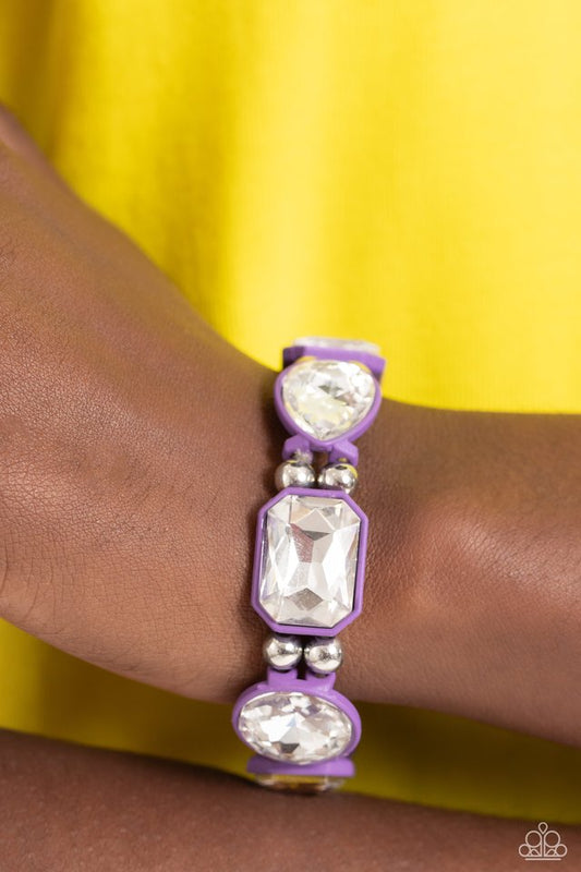 Transforming Taste - Purple - Paparazzi Bracelet Image