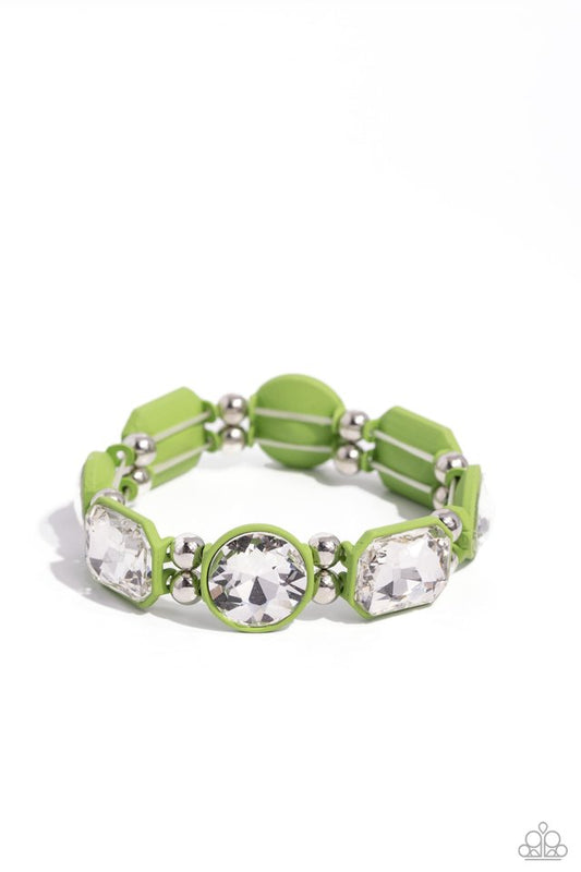 Transforming Taste - Green - Paparazzi Bracelet Image