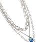 Teardrop Tiers - Green - Paparazzi Necklace Image