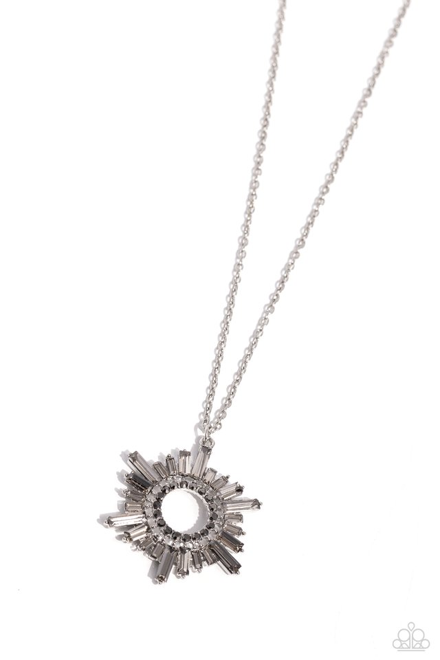 Enigmatic Edge - Silver - Paparazzi Necklace Image