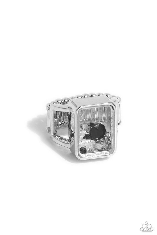 Encased Envy - Black - Paparazzi Ring Image