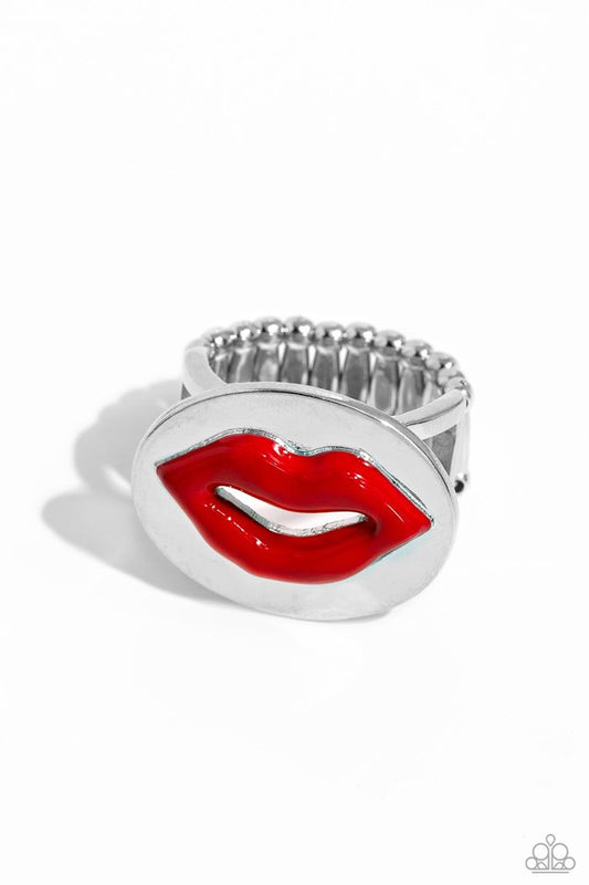 Lip Labor - Red - Paparazzi Ring Image