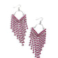 V Fallin - Pink - Paparazzi Earring Image
