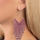 V Fallin - Pink - Paparazzi Earring Image