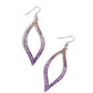 Admirable Asymmetry - Purple - Paparazzi Earring Image