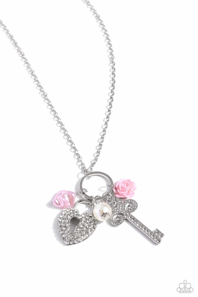 Girly Gathering - Pink - Paparazzi Necklace Image